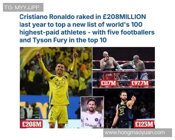 全球足球明星薪水排行榜揭晓谁是收入最高的球员